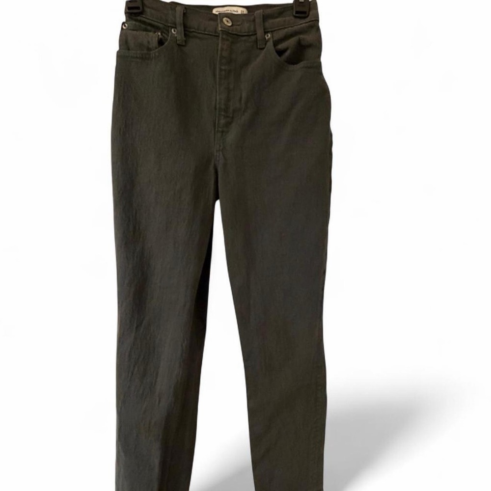 Abercrombie & Fitch High-Rise Jeans - Dark Olive